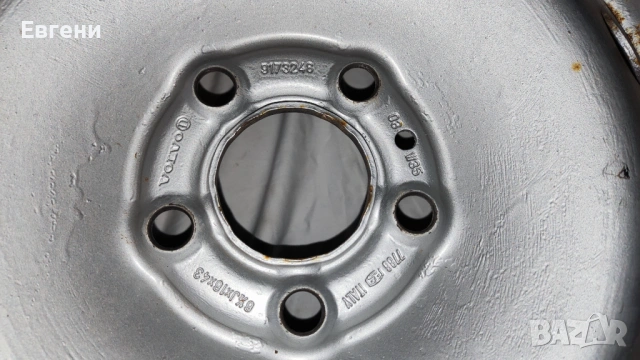Оригинални железни джанти за Volvo 16", снимка 6 - Гуми и джанти - 53471934