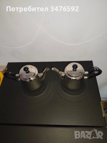 Чайници от мелхиор, руско производство, снимка 3 - Прибори за хранене, готвене и сервиране - 53646978