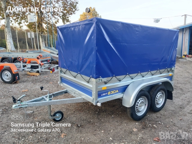 Туристическо ремарке VESTA LIGHT 23DA с брезент и шпригли H-120, снимка 5 - Ремаркета - 51921932