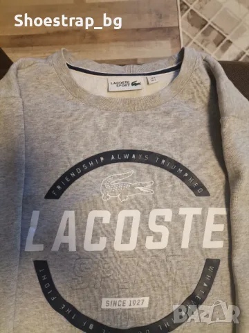 Блуза на Lacoste супер качество с  малка забележа по надписа sport!!! , снимка 2 - Блузи - 48254234