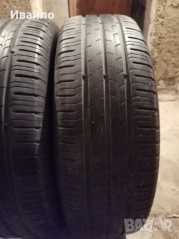 Продавам 2 броя летни гуми 195.65.15 на 1 сезон дот 2019 Контентал , снимка 2 - Гуми и джанти - 54229728