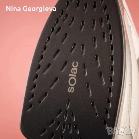 Ютия Solac Optima 3000 Ceramic – 3000W, 200 g/min парен удар, керамична плоча, снимка 6 - Ютии - 54182667