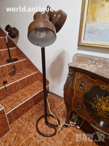 Уникална рядка антикварна шведска подова лампа , снимка 8 - Антикварни и старинни предмети - 53932629