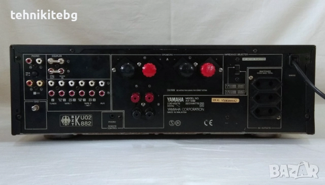⭐⭐⭐ YAMAHA AX-592 ⭐⭐⭐ Сериозен усилвател, 2 х 155/100 вата (4/8 ома), снимка 4 - Ресийвъри, усилватели, смесителни пултове - 51711880