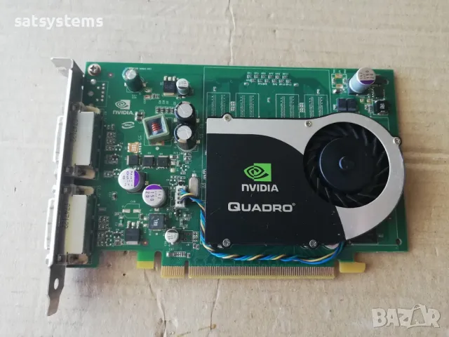 Видео карта NVidia Quadro FX 370 256MB GDDR2 64bit PCI-E, снимка 1 - Видеокарти - 47954402