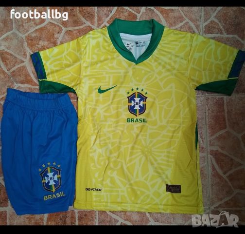 Бразилия 💛⚽️детско юношеска футболни екипи НОВО сезон 2024-25 година , снимка 6 - Футбол - 45384322