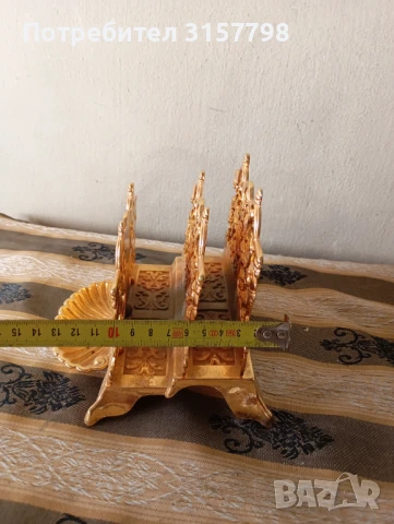 Винтидж салфетник,поставка за писма, снимка 3 - Други ценни предмети - 51392841