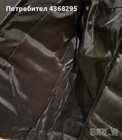 Черно зимно яке с качулка, снимка 6 - Якета - 53614895