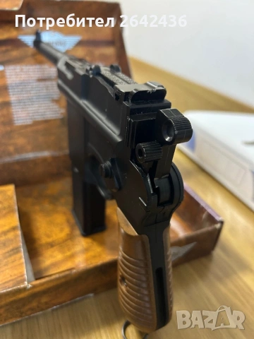 Airsoft реплика на MAUSER C96 , снимка 5 - Въздушно оръжие - 53413630