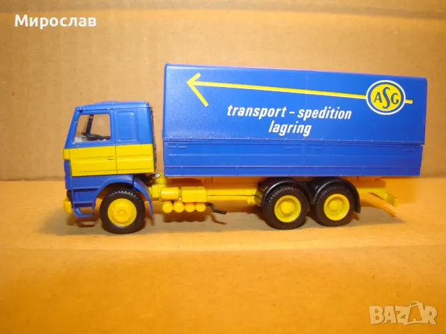 HERPA H0 1/87 SCANIA ВЛЕКАЧ КАМИОН МОДЕЛ ИГРАЧКА, снимка 2 - Колекции - 48483889