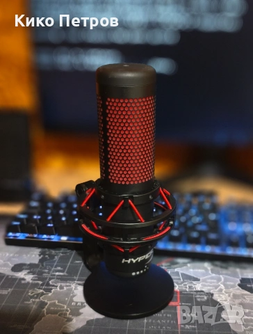 HyperX QuadCast USB кондензаторен микрофон – професионално аудио, снимка 4 - Друга електроника - 53233568