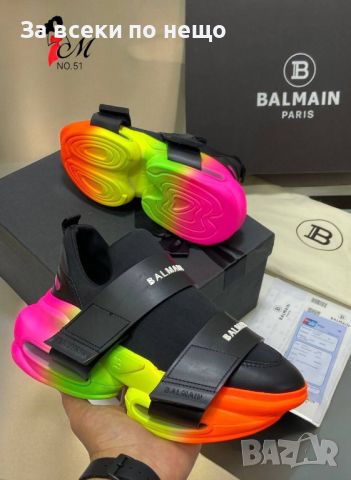 Дамски маратонки тип чорап Balmain Код D119 - 4 цвята, снимка 2 - Маратонки - 46410557