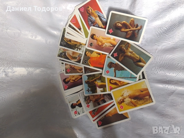 Стари Еротични карти за игра. Ретро карти , снимка 4 - Карти за игра - 51747106