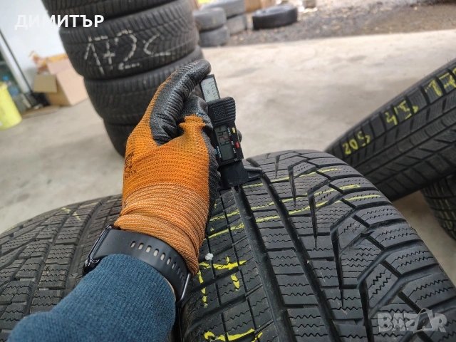 2бр.зимни гуни HANKOOK 205 45 17 DOT21 цена за брой, снимка 2 - Гуми и джанти - 53941439