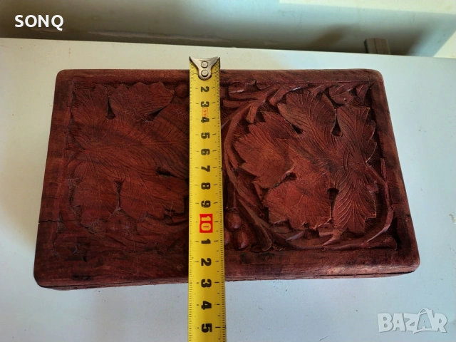 Красива Стара Дървена Кутия За Бижута,Дранкулки, снимка 8 - Антикварни и старинни предмети - 53144607