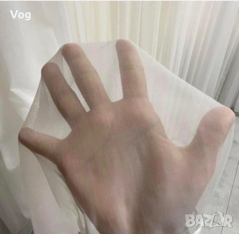 ТЮЛЕНИ ПЕРДЕТА - ГОТОВИ УШИТИ С КУКИЧКИ, снимка 15 - Пердета и завеси - 53396351