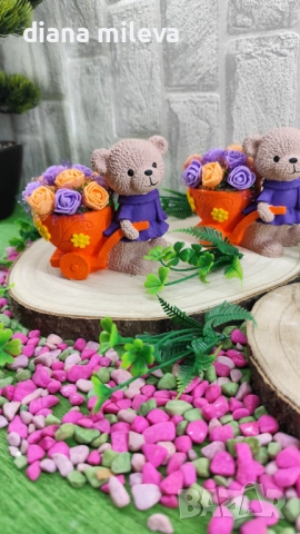 Сладки малки мечета в  лилаво и оранжево!, снимка 7 - Декорация за дома - 52148366