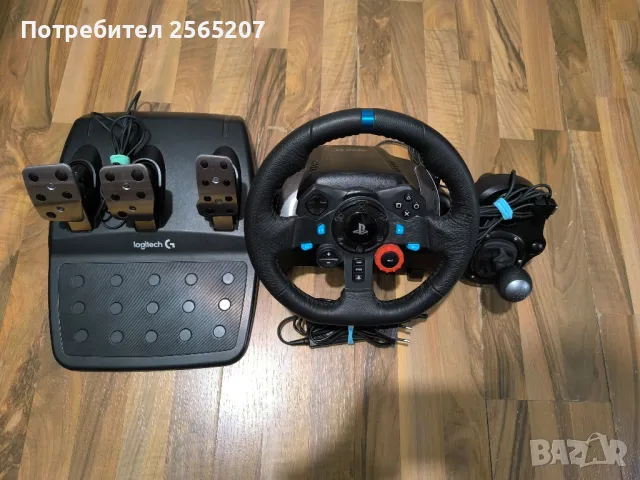 Волан, педали и скоростен лост за playstation Logitech, снимка 1 - PlayStation конзоли - 48427903