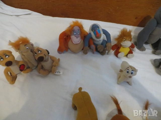 Играчки Книга за джунглата, Цар лъв и Тарзан, снимка 4 - Плюшени играчки - 44352380