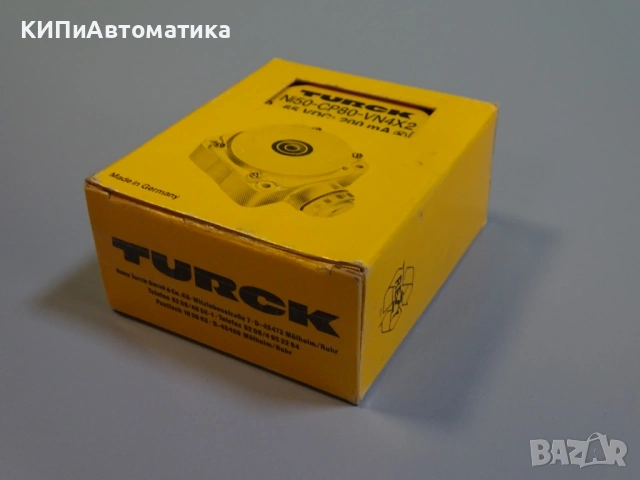 индуктивен сензор TURCK Ni50-CP80-VN4X2 Proximity Sensor 10-65VDC, снимка 6 - Резервни части за машини - 54218516