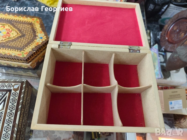 Дървена кутия три броя, снимка 7 - Колекции - 53093922