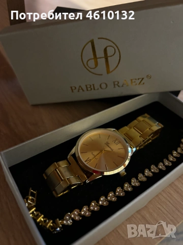 Часовник и гривна, снимка 3 - Бижутерийни комплекти - 53570359