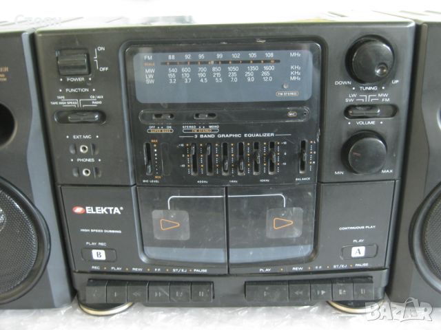 Радиокасетофон Електа ЕС-980- Япония, Обслужен, снимка 2 - Радиокасетофони, транзистори - 45768860