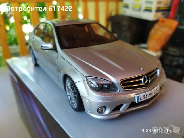 1:18 Mercedes-Benz C63 AMG 2008 , AUTOart, снимка 8 - Колекции - 46923672