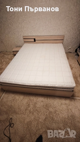 легло с матрак 160х200, снимка 2 - Матраци - 52643433