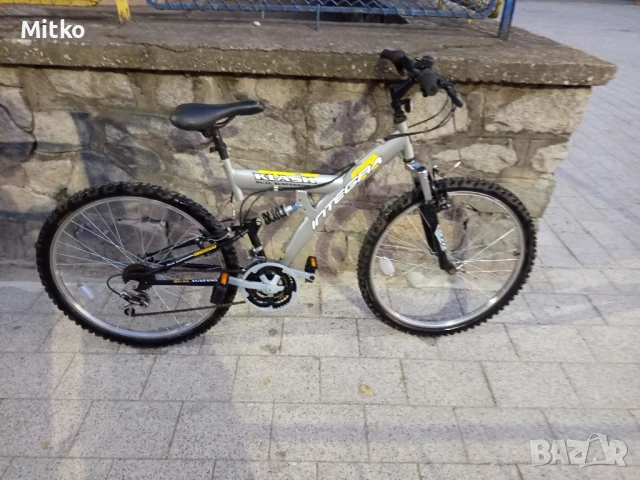 26 цола алуминиев велосипед с 21 скорости усилени капли амортисьори предни и задни , снимка 3 - Велосипеди - 50911618