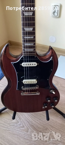 Продавам Epiphone SG – relic, с Fender адаптери, снимка 3 - Китари - 52946804