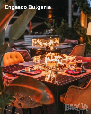 Модерна дизайнерска маса - Огнена маса Engasco Slava Low, снимка 4 - Маси - 53798826