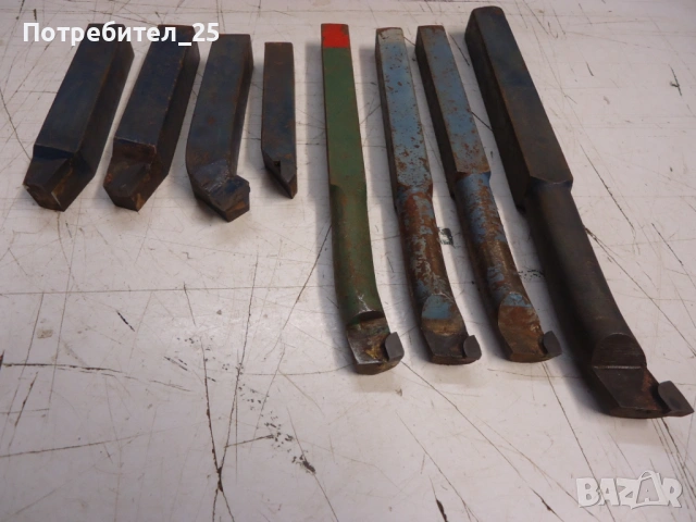 Стругарски ножове - 8 бр., снимка 4 - Стругове - 53941795