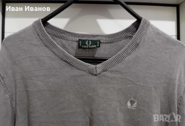 Оригинална фланела Fred Perry, снимка 9 - Блузи - 49147122