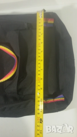 Раница Fjällräven Kanken Rainbow, черна с дъги, реплика, снимка 14 - Раници - 51836814
