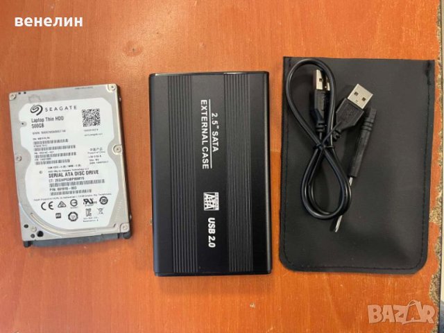 Външени твърд диск 500 GB, снимка 1 - Твърди дискове - 46713958