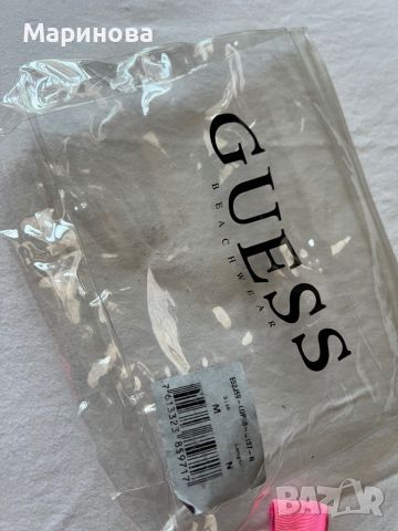 Бански Guess розов неон размер S/M, снимка 3 - Бански костюми - 46125998