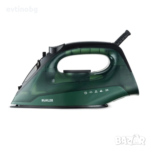 Парна ютия Muhler SI-2520C, 2400W, керамична плоча, паров удар, против прокапване и котлен камък, снимка 5 - Други стоки за дома - 53897254