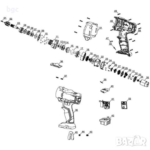 Нова Акумулаторна бормашина Einhell TE-CD 18/2 Li-KIT, 18 V, PXC технология, 2 скорости, 1250 RPM, 4, снимка 9 - Бормашини - 46602102