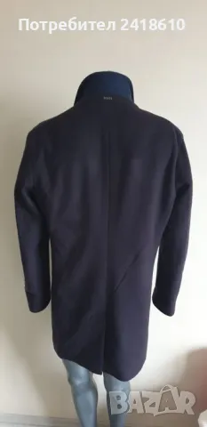 Hugo Boss H - Hyde- Bib -224 Wool Coat Mens Size 48 / M  ОРИГИНАЛНО Мъжко Вълнено Палто!, снимка 6 - Палта - 48346217