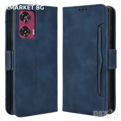 Motorola Edge 50 Fusion Magnetic/Card Holders Кожен Калъф и Протектор, снимка 3 - Калъфи, кейсове - 47813958