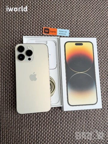 КАТО НОВ❗️ iphone 14PRO MAX ❗️Лизинг от 15E/мес ❗️MAX Gold златен