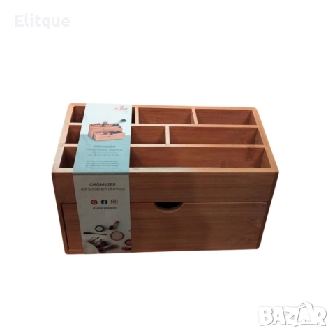 Стилен и практичен бамбуков органайзер, снимка 11 - Други стоки за дома - 52606559