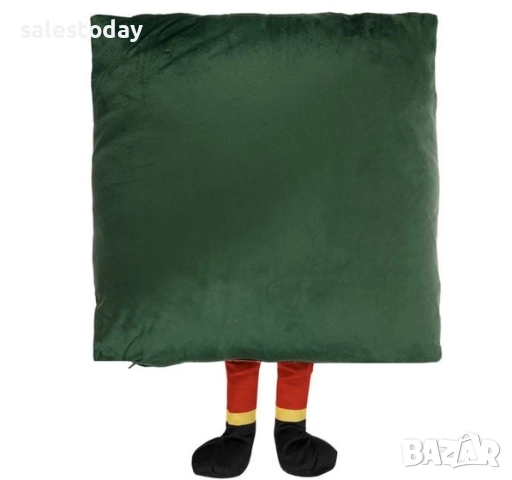 Коледна възглавница 3D, кадифе, 43*41см, снимка 3 - Възглавници - 52373626