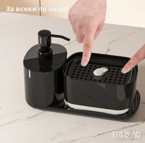3в1 дозатор за сапун, снимка 4 - Аксесоари за кухня - 45651732