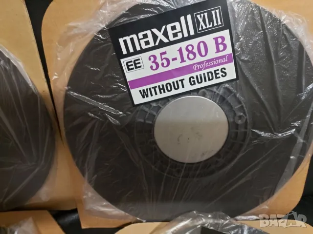 Магнетофонна лента за шпула 26,5 см. Maxell / Максел 35 микрона.Без водачи По 80 лв./бр., снимка 4 - Други - 49840235