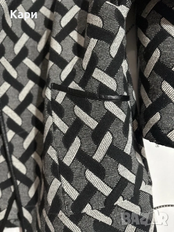 Дамско палтенце карирано, снимка 2 - Якета - 53388397