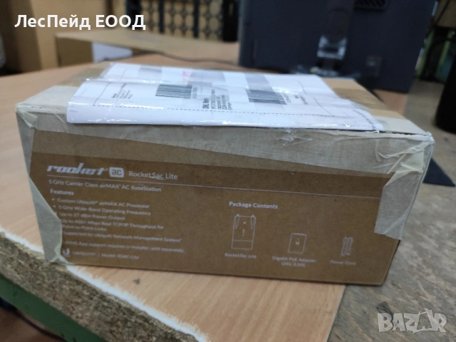 Ubiquiti Networks Rocket 5ac Lite WLAN точка за достъп 450 / R5AC-LITE Mbit/s Бял, снимка 2 - Рутери - 53510093