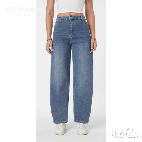 Дамски дънки с висока талия, снимка 3 - Дънки - 49282570