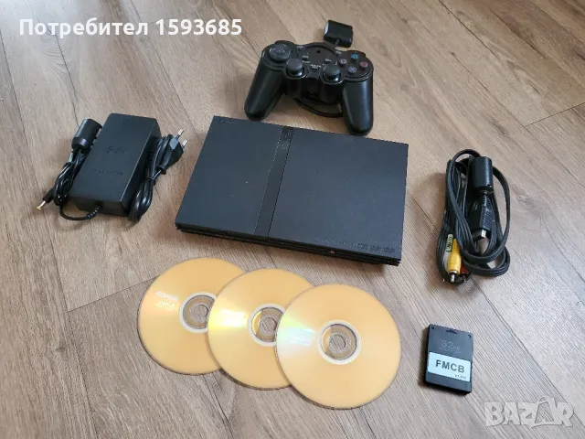 Хакнат Playstation 2 + три игри по избор , снимка 1 - PlayStation конзоли - 47187689